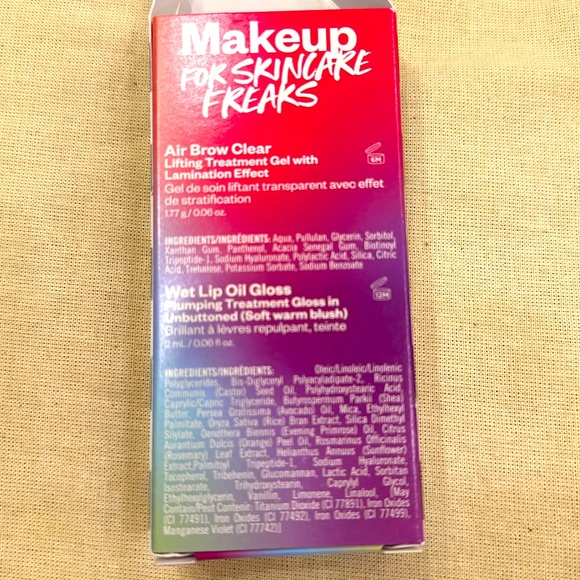 NWT💕KOSAS WET LIP OIL GLOSS AND AIR BROW CLEAR LIFTING TREATMENT GEL - Picture 4 of 5